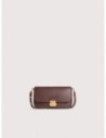 Minibag in pelle con grana Coccinelle C-Me Lock Mini – Berry