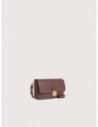 Minibag in pelle con grana Coccinelle C-Me Lock Mini – Berry