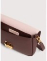 Minibag in pelle con grana Coccinelle C-Me Lock Mini – Berry