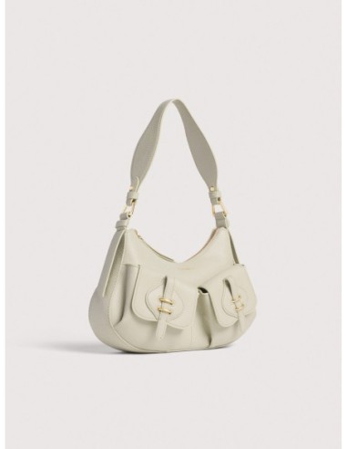Borsa a spalla in pelle con grana Coccinelle Mavery Pocket Small – Eucalipto - foto 2